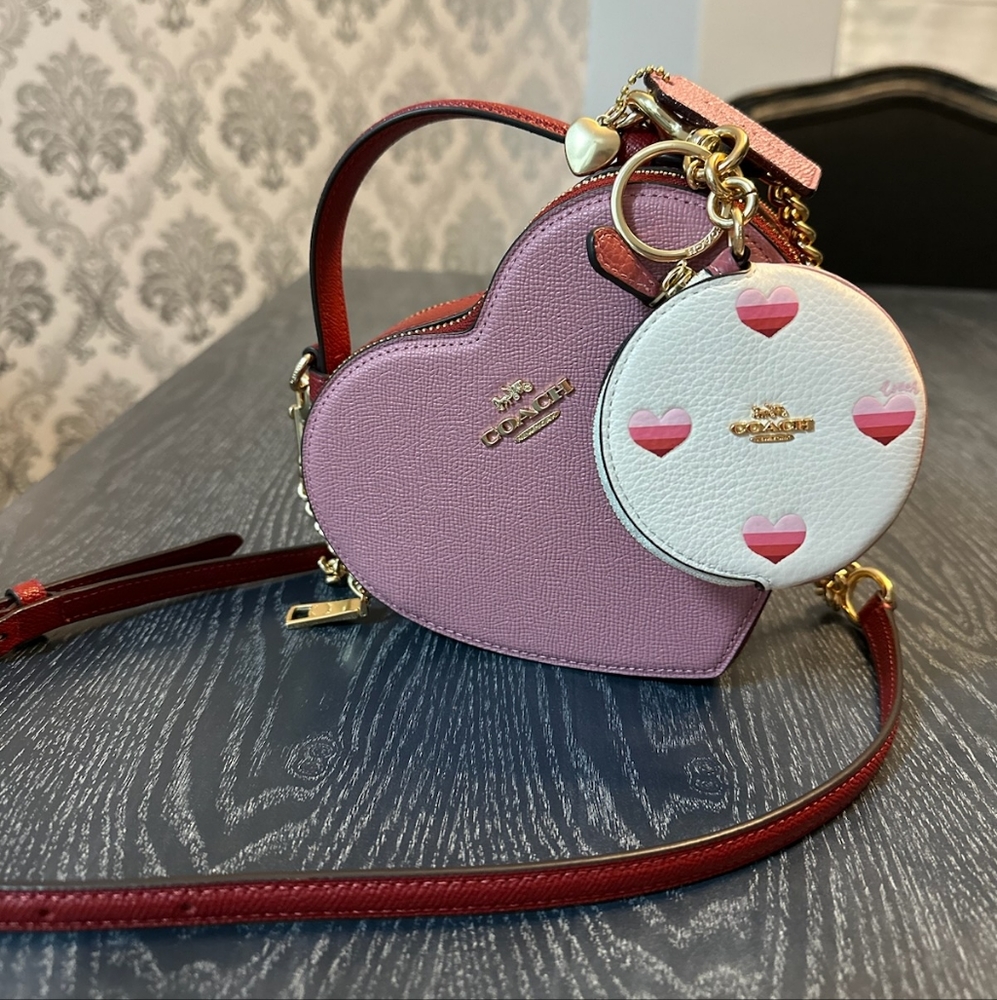 New Heart Crossbody Coach Purse